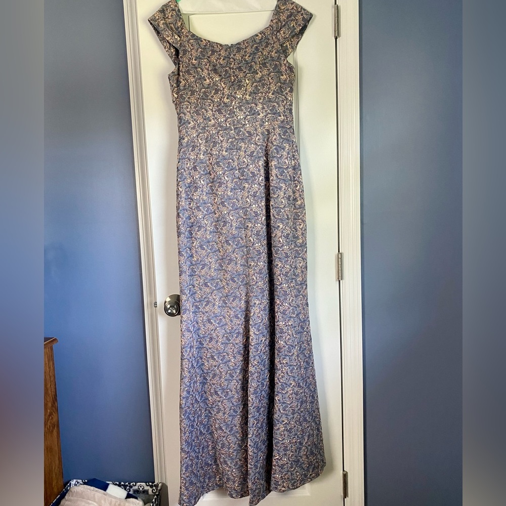 Rickie Freeman Teri Jon Jaquard Maxi Dress - MOB Dress WORN ONCE - Picture 5 of 9